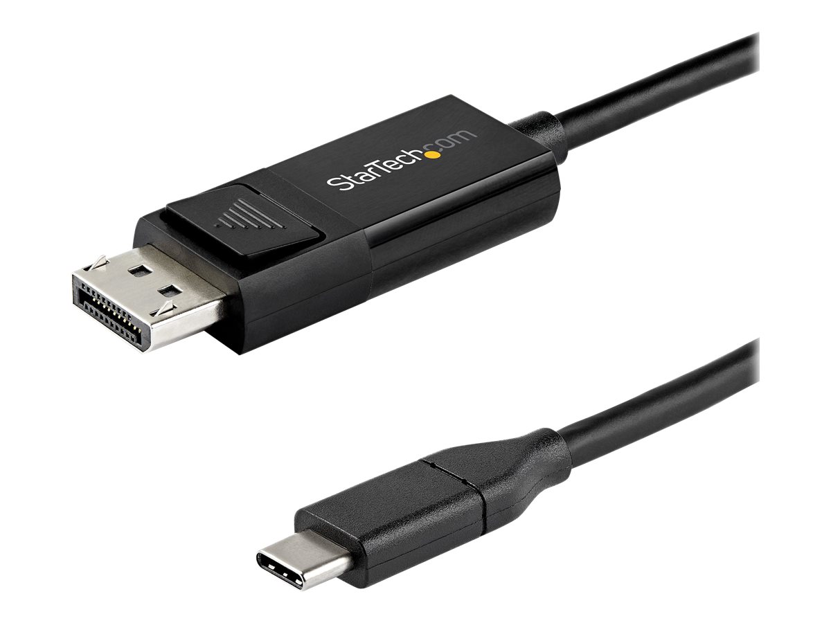 StarTech.com 6ft (2m) USB C to DisplayPort 1.4 Cable 8K 60Hz/4K - Reversible DP to USB-C or USB-C to DP Video Adapter Cable HBR3/HDR/DSC - USB-/DisplayPort-Kabel - 2 m