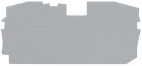 Wago Abschluss-/Zwischenplatte 2016-1291 TOPJOB S grau