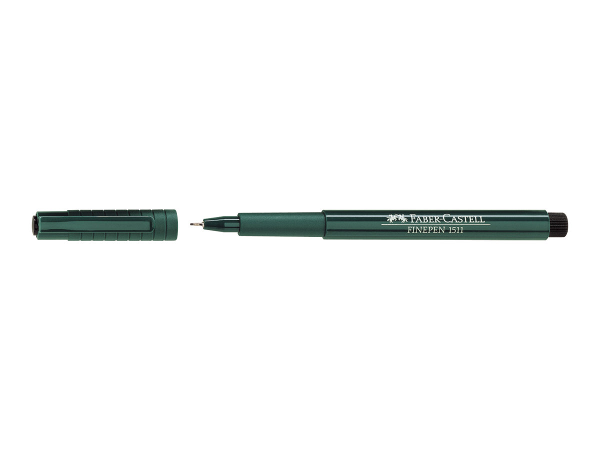 FABER-CASTELL 1511 Fineliner schwarz 0,4 mm, 10 St. FABER-CASTELL 1511 Fineliner schwarz 0,4 mm, 10 St.