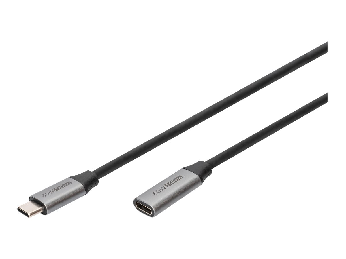 DIGITUS USB-3.0 Gen.1, USB Type -C Verlängerungskabel; M/F, 1m