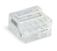 Wago Verbindungsdosenklemme 4polig Micro 0,4-0,5qmm transparent