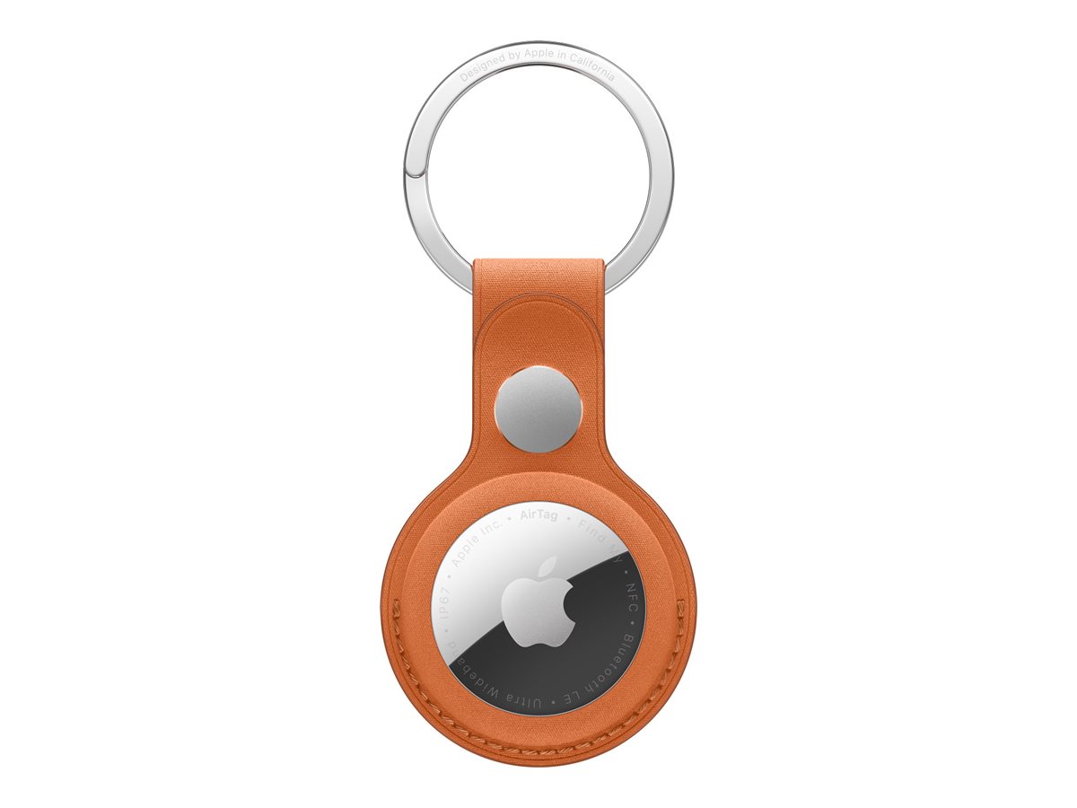 APPLE AirTag FineWoven Key Ring Fox Orange