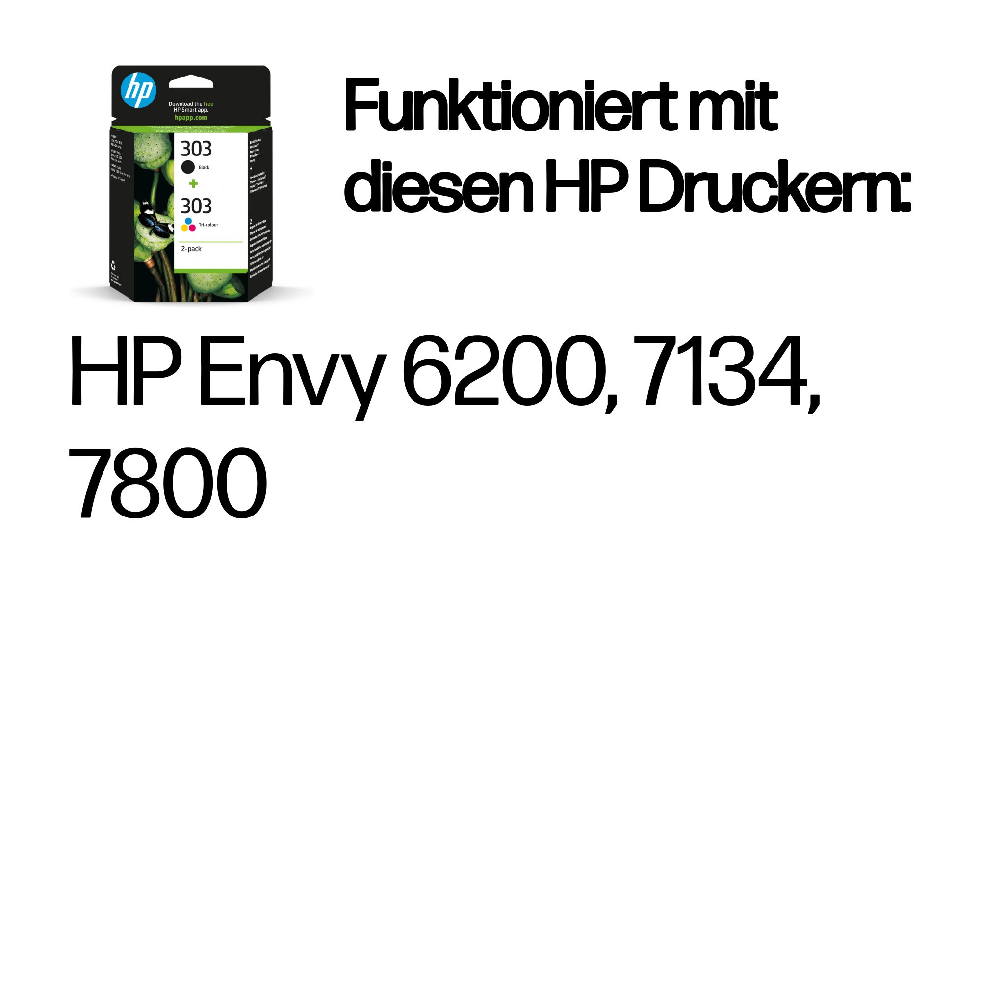 HP 3033YM92AE schwarz, color Druckerpatronen, 2erSet