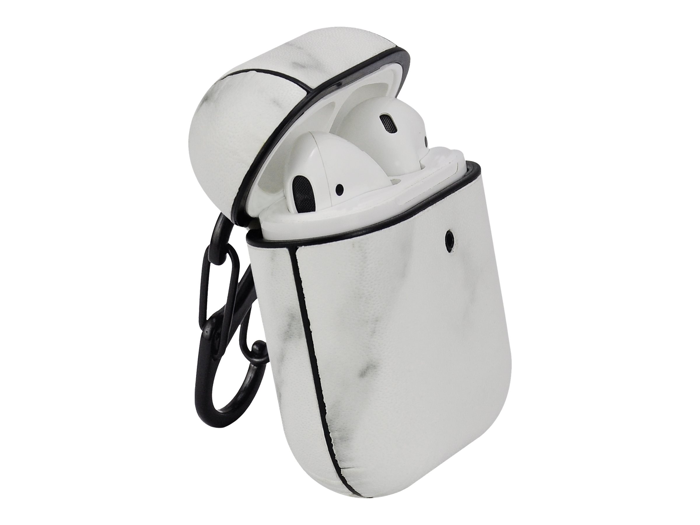 TerraTec Air Box - Tasche für Kopfhöhrer - Polycarbonat - Marble - für Apple AirPods (1. Generation, 2. Generation)