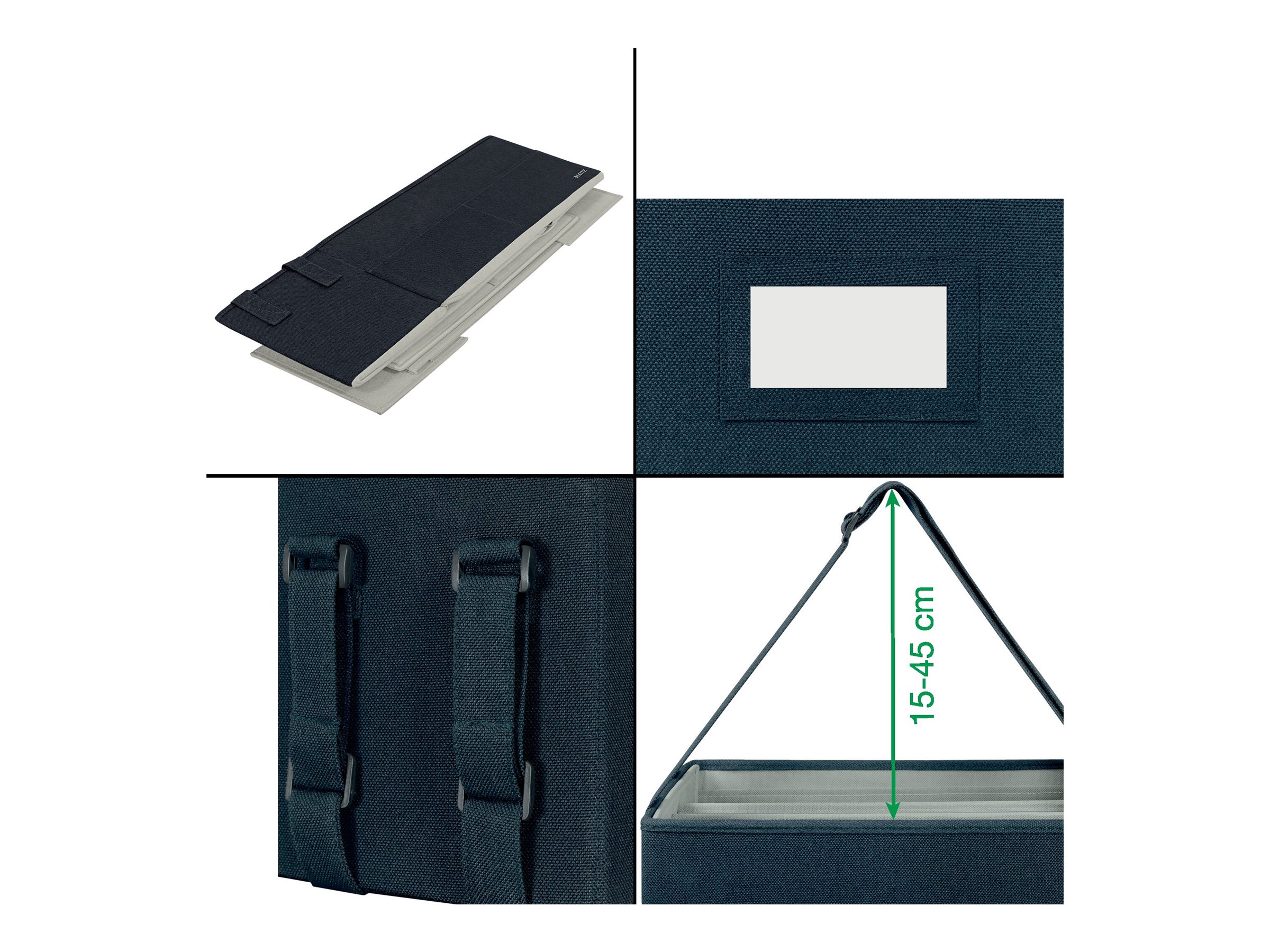 LEITZ Laptoptasche Hot Desking Stoff grau 64440089