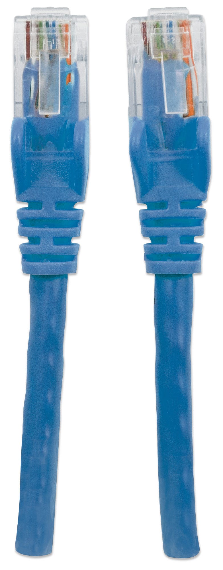 INTELLINET Netzwerkkabel Cat6A SFTP CU LS0H 7,5m Blau RJ45 Stecker RJ45 Stecker Vergoldete Kontakte