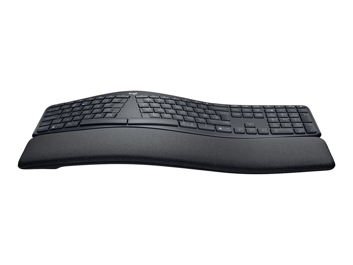 Logitech ERGO K860 ergonomische Tastatur kabellos schwarz