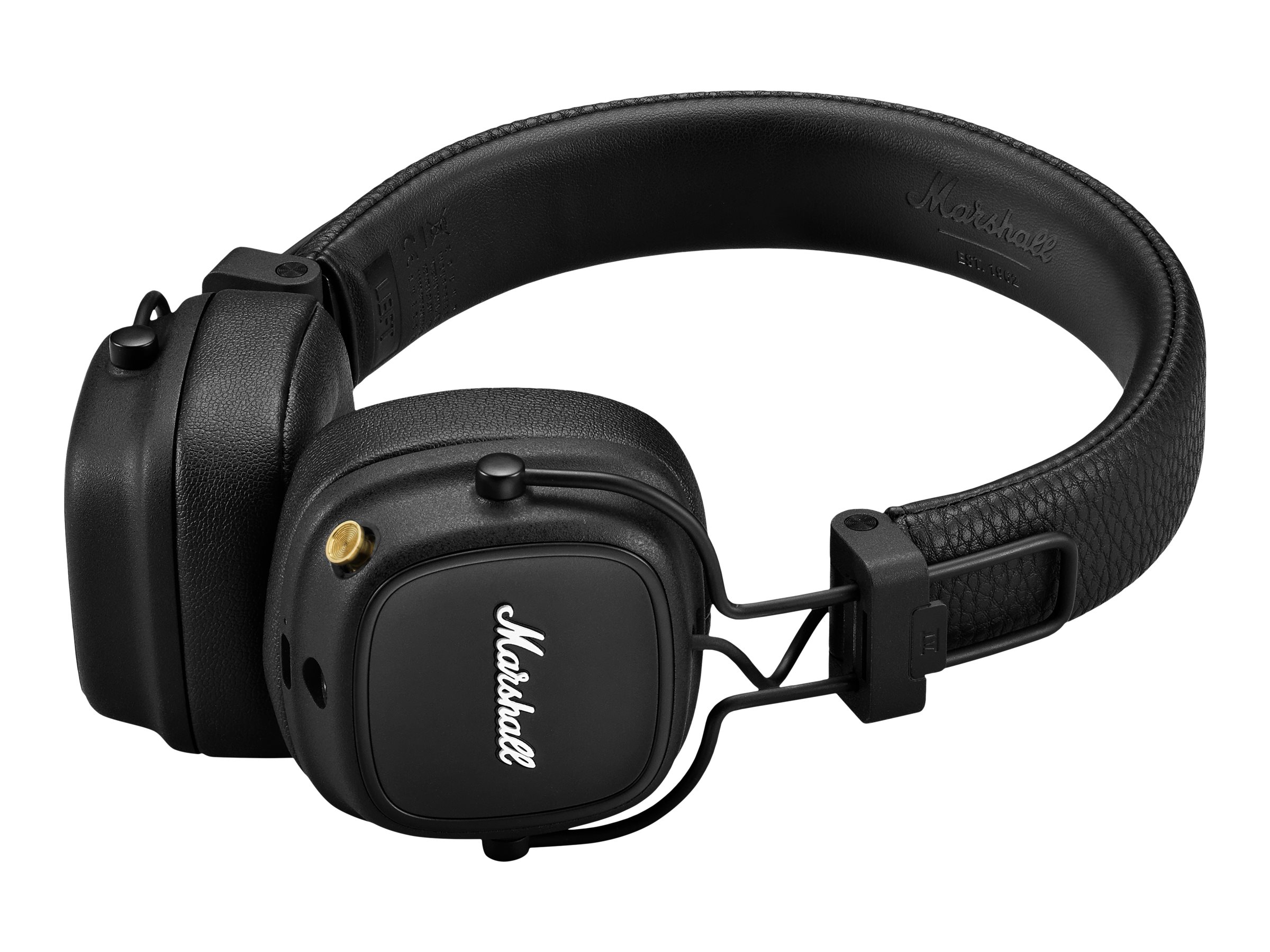 Marshall Major IV Bluetooth Faltbar Kopfhoerer Schwarz
