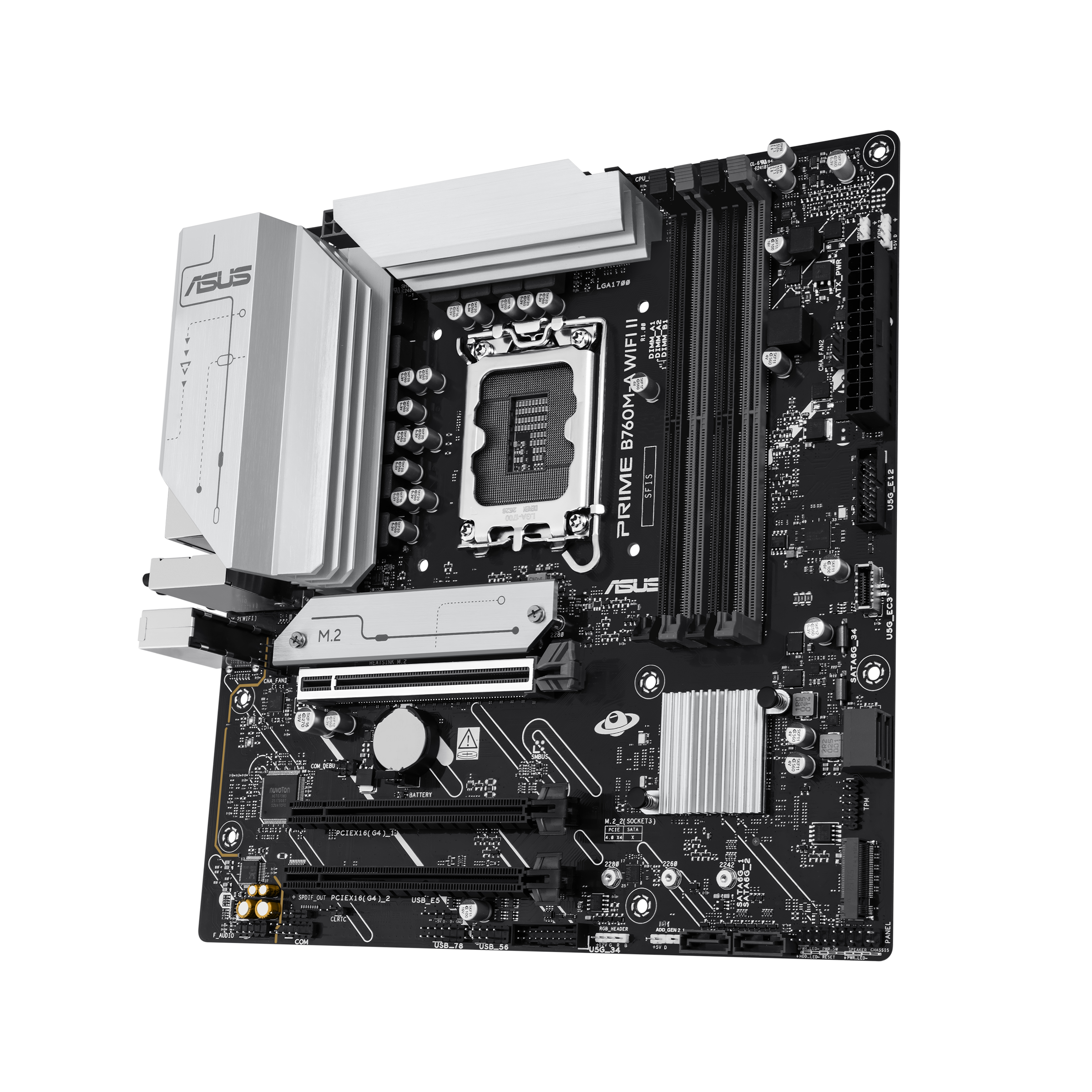 ASUS PRIME B760M-A WIFI II micro ATX LGA1700 Wi-Fi 6E