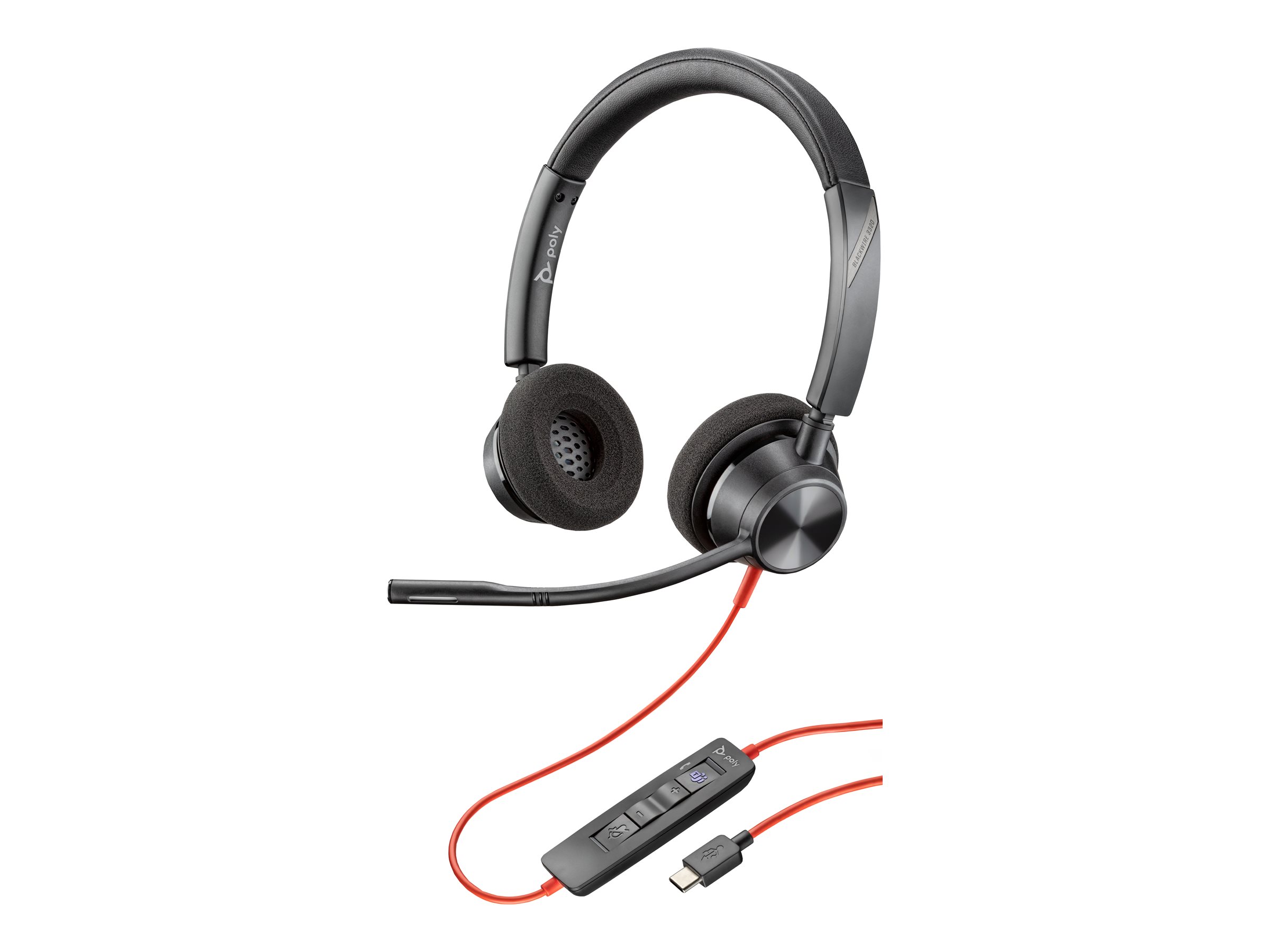 HP Poly Blackwire 3320 Microsoft Teams Certified USB-C Headset