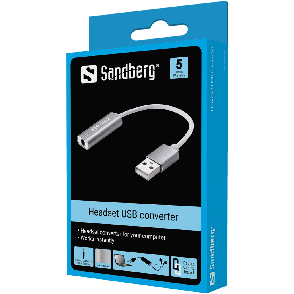 SANDBERG Headset USB converter