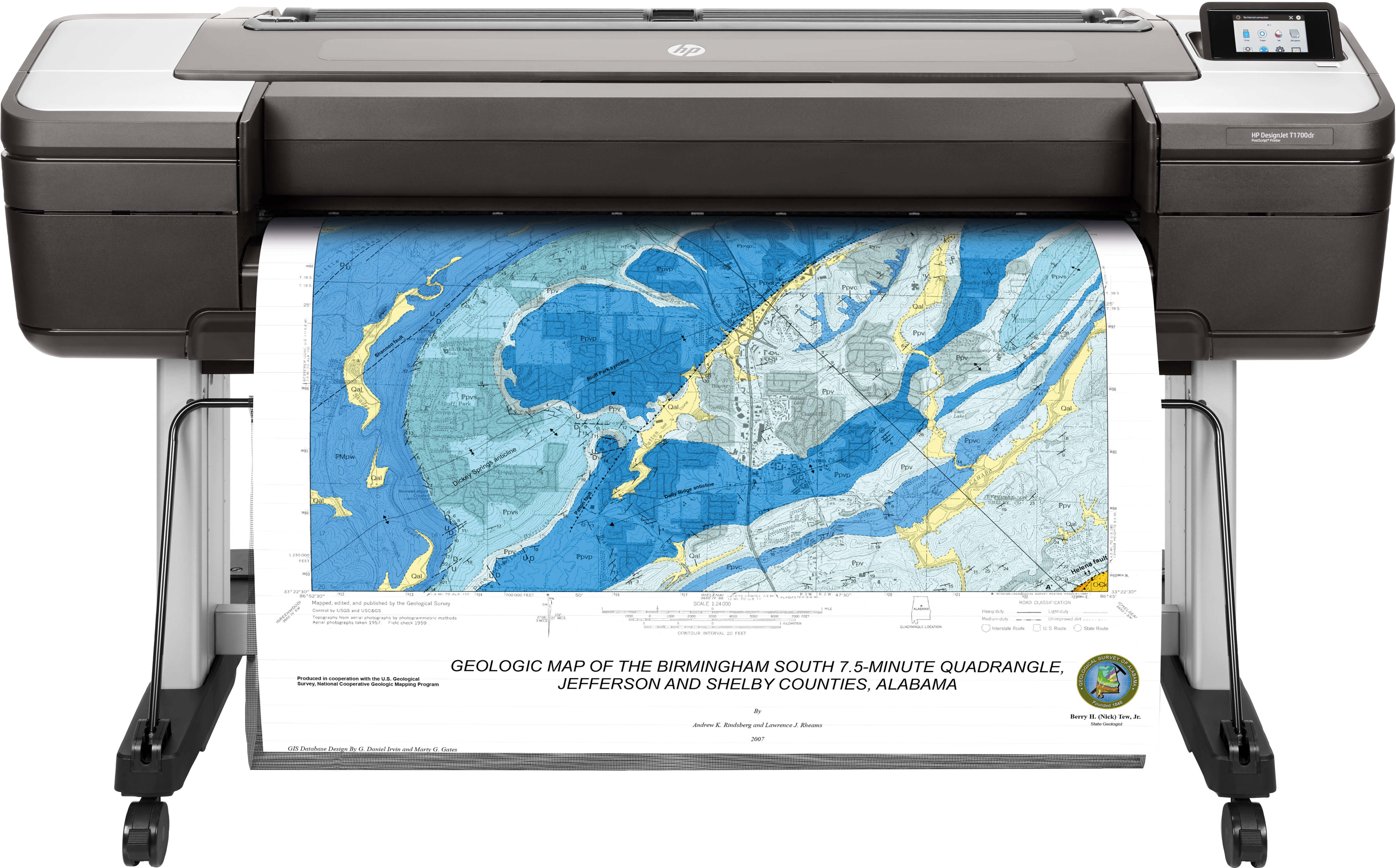 HP DesignJet T1700dr 44in Printer