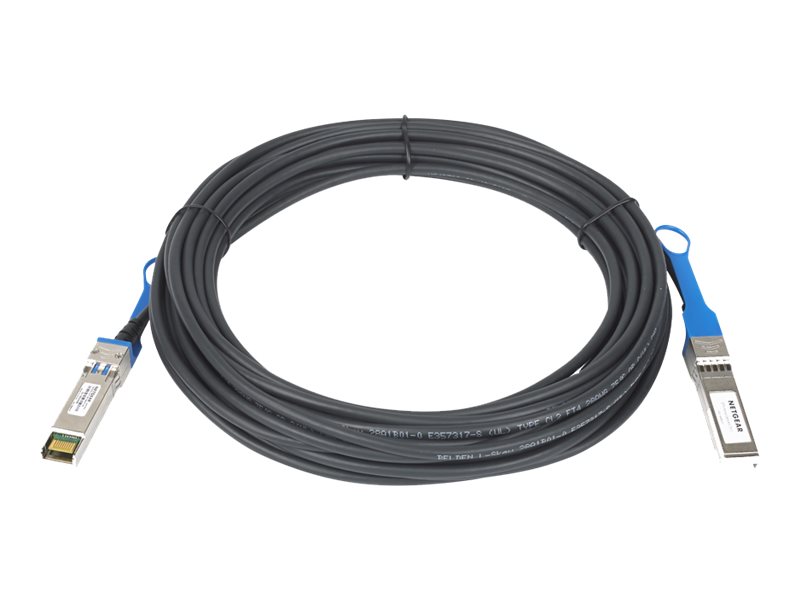 NETGEAR Direct Attach Active SFP+ DAC Kabel 10 Meter AXC7610 zum Verbinden von Switches Storage Servern NETGEAR Direct Attach Active SFP+ DAC Kabel 10 Meter AXC7610 zum Verbinden von Switches Storage Servern