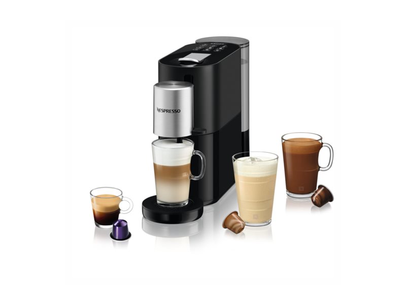 Krups XN8908 Nespresso Atelier Kaffeemaschine, schwarz/silber Krups XN8908 Nespresso Atelier Kaffeemaschine, schwarz/silber