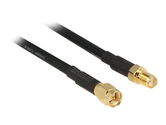 Delock Antennenkabel SMA Stecker > SMA Buchse CFD200 15 m low loss Delock Antennenkabel SMA Stecker > SMA Buchse CFD200 15 m low loss
