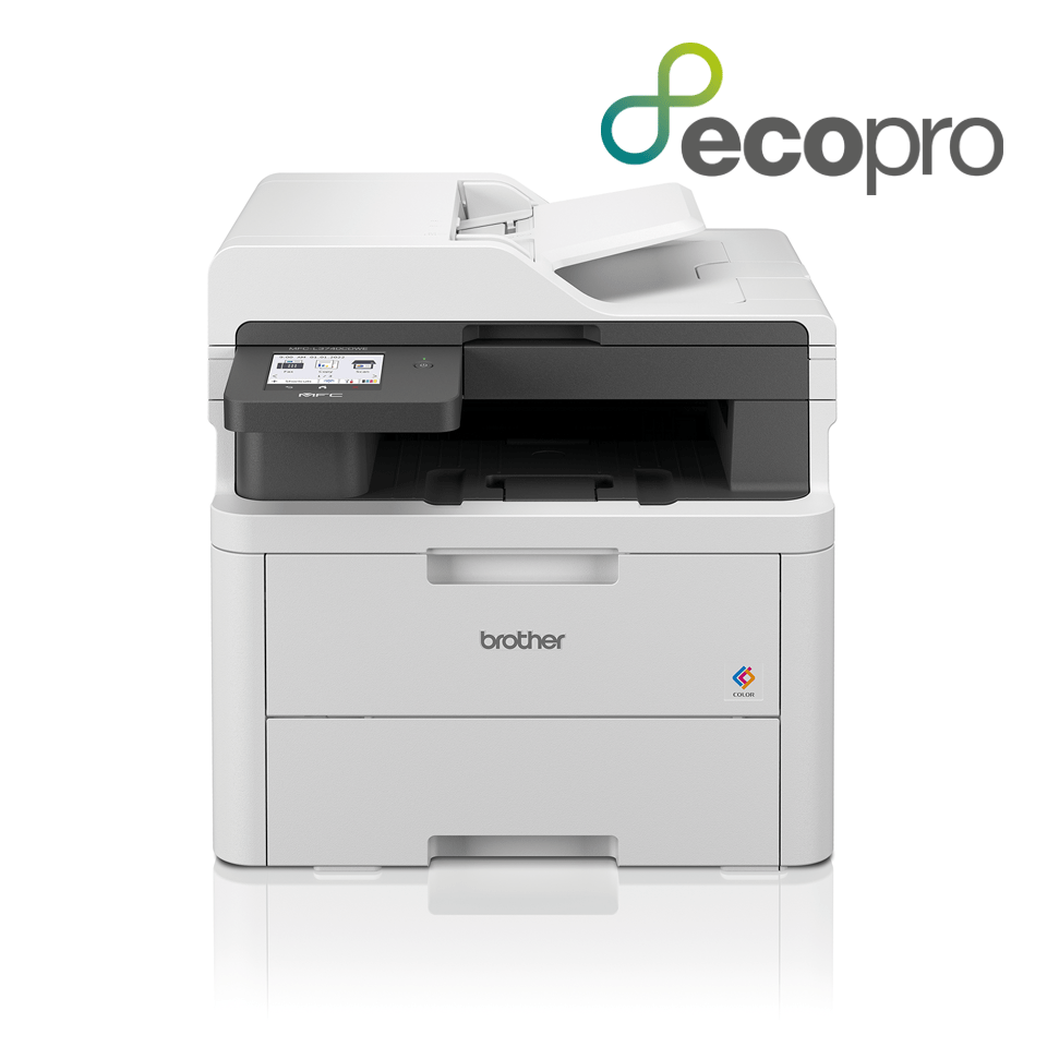 brother MFCL3740CDWE 4 in 1 FarblaserMultifunktionsdrucker grau, brother EcoPro Ready