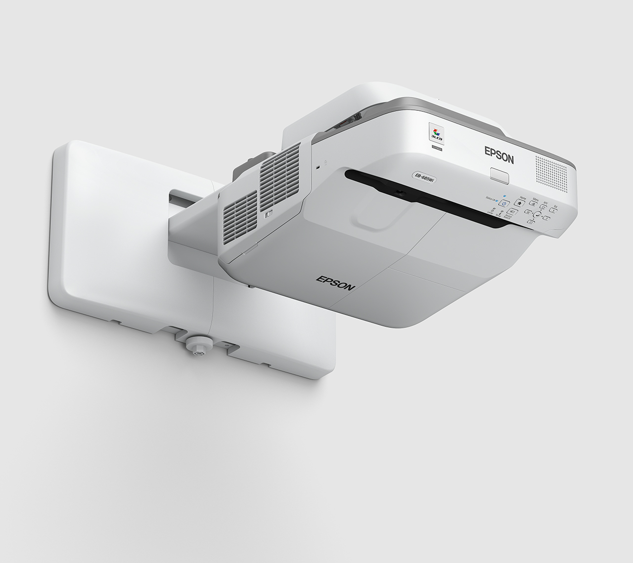 EPSON EB685Wi 3LCD WXGA interactive ultra short throw projector 1280x800 1610 3500 lumen 16W speaker
