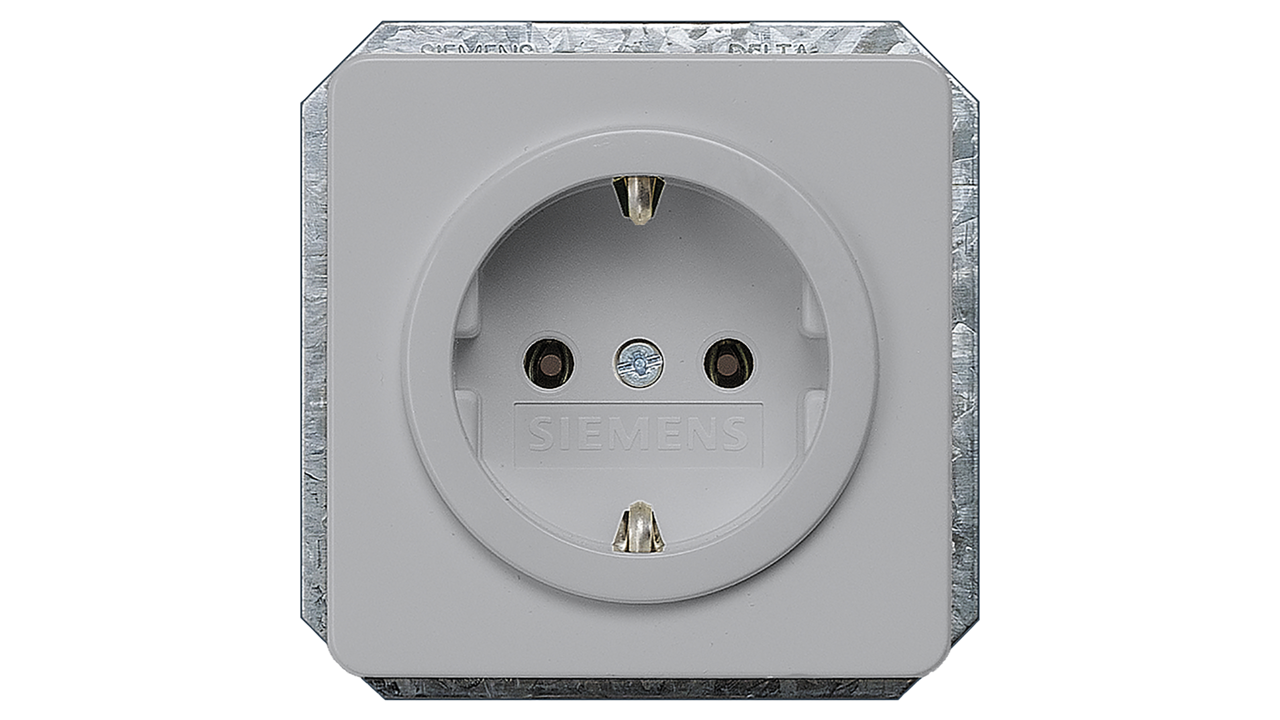 Siemens Steckdose SCHUKO 5UB1467 silber Siemens Steckdose SCHUKO 5UB1467 silber