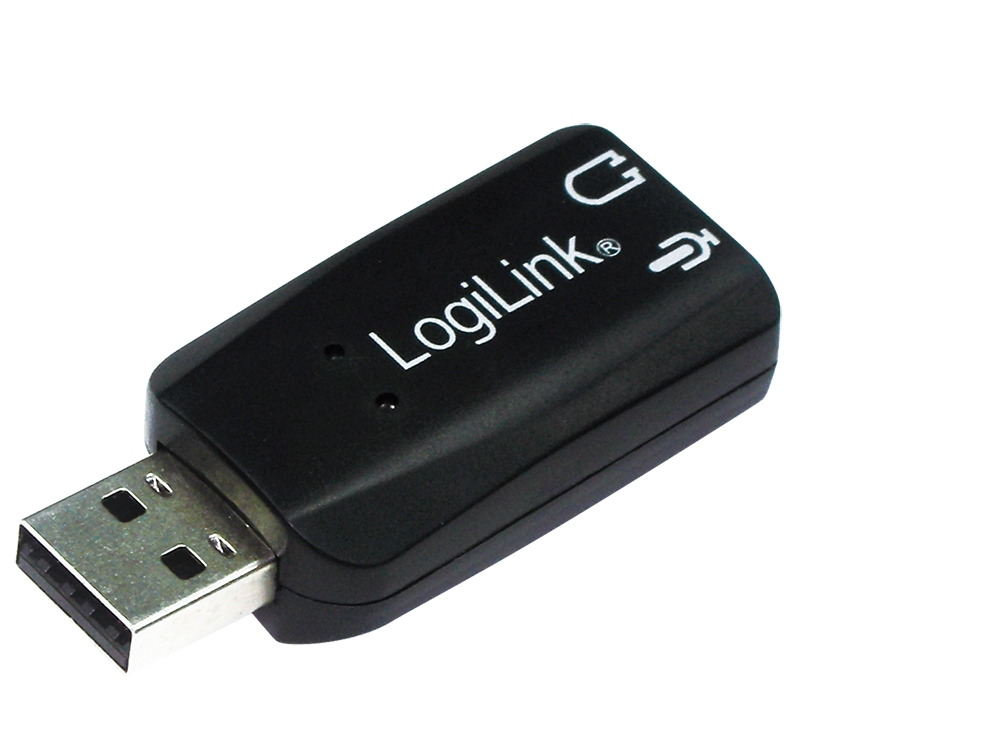 LogiLink USB 20 Soundkarte mit Virtual 3D Soundeffekt
