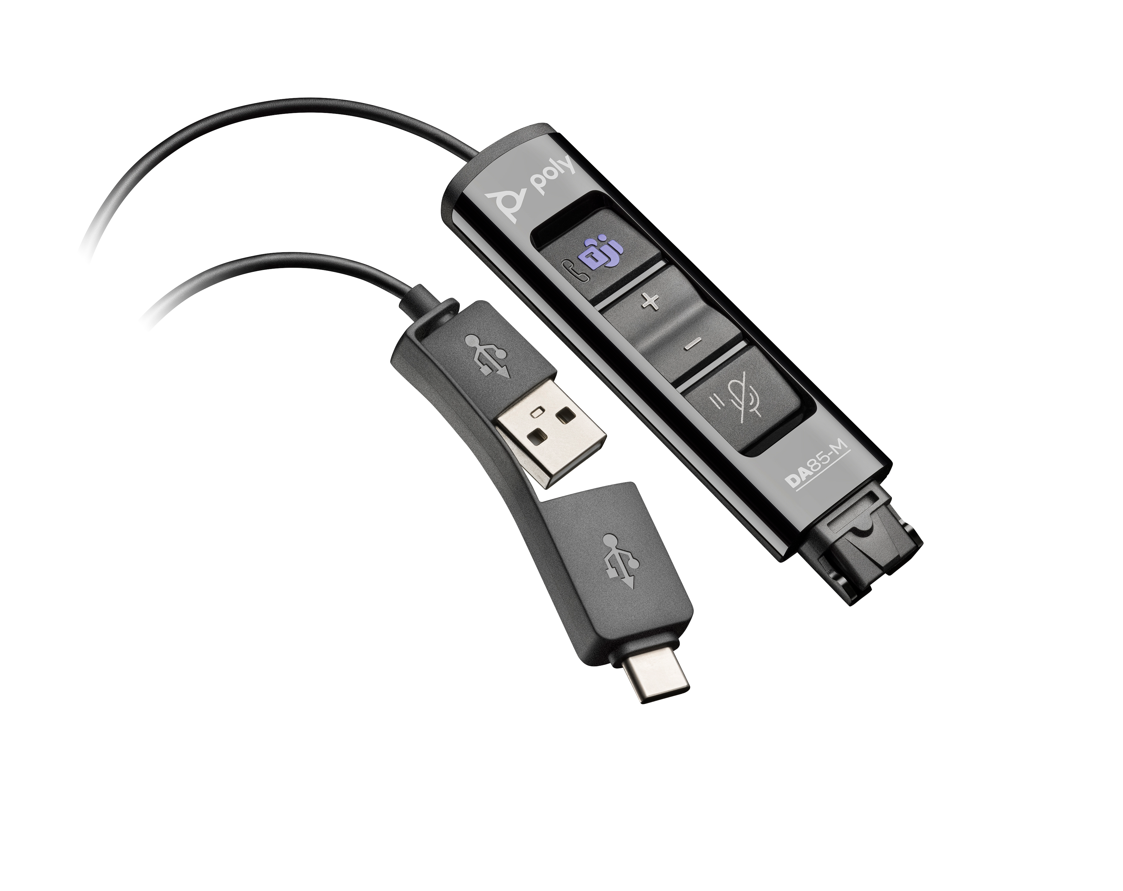 HP Poly DA85M USB to QD Adapter