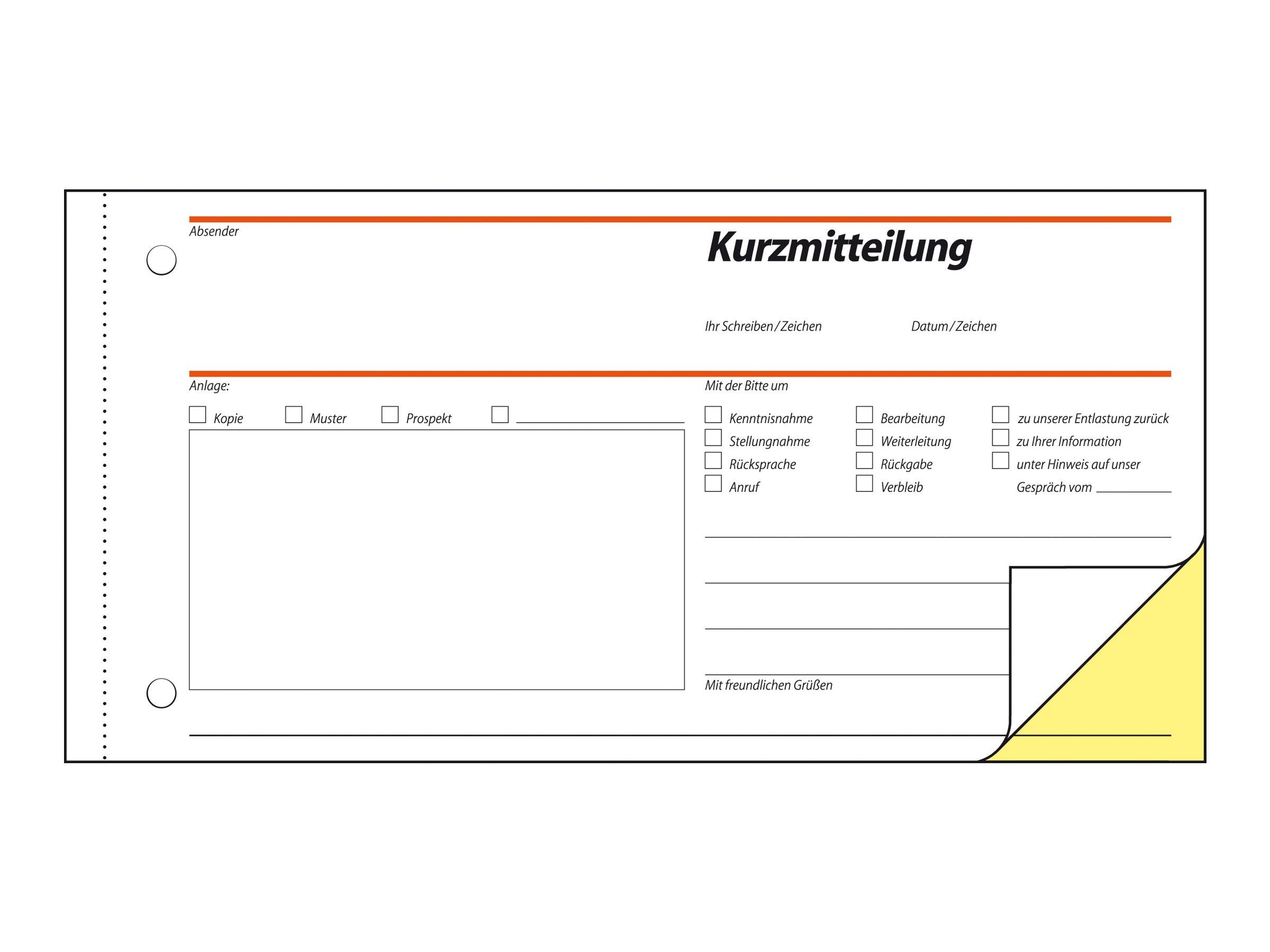 SIGEL Kurzmitteilung Formularbuch SD008, 1 St