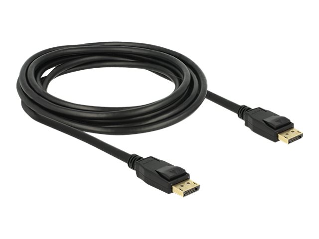 Delock Kabel Displayport 1.2 Stecker > Displayport Stecker 4K 3 m Delock Kabel Displayport 1.2 Stecker > Displayport Stecker 4K 3 m