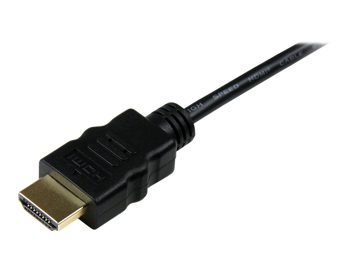 STARTECHCOM 05m High Speed HDMI Cable with Ethernet HDMI to HDMI Micro MM