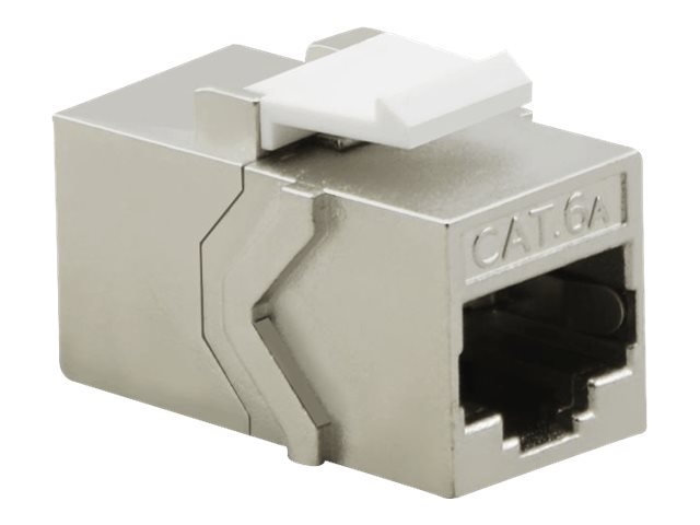 helos Keystone - Modul Cat 6A, STP RJ45, 500 MHz, 2x RJ45 Buchse ,Kupplung helos Keystone - Modul Cat 6A, STP RJ45, 500 MHz, 2x RJ45 Buchse ,Kupplung
