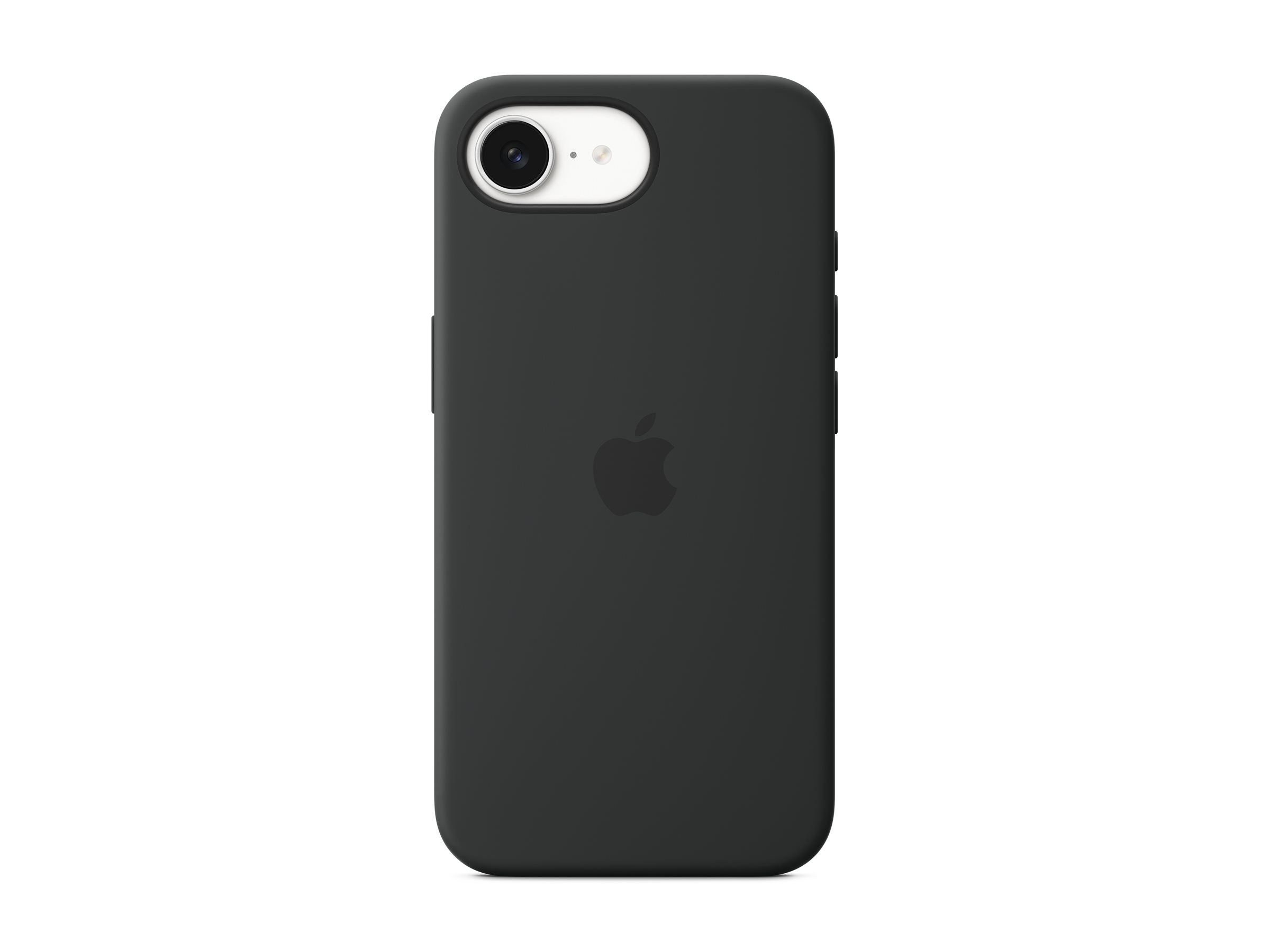 Apple Silikon Case iPhone 16e schwarz