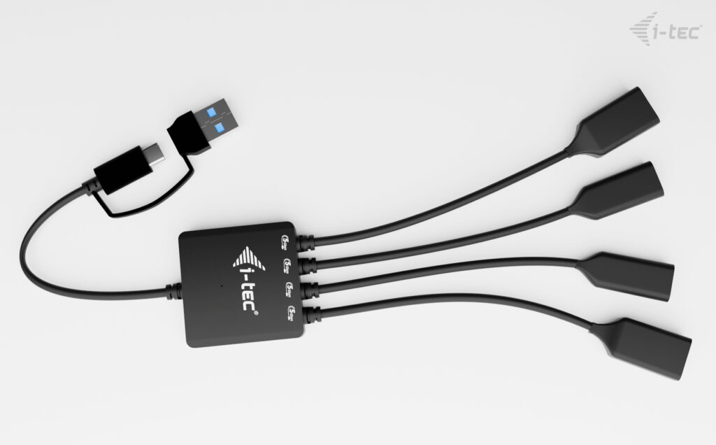 ITEC USBCUSBA Cable HUB 4 port 2x USBC 32 Gen 1 2x USBA 32 Gen 1