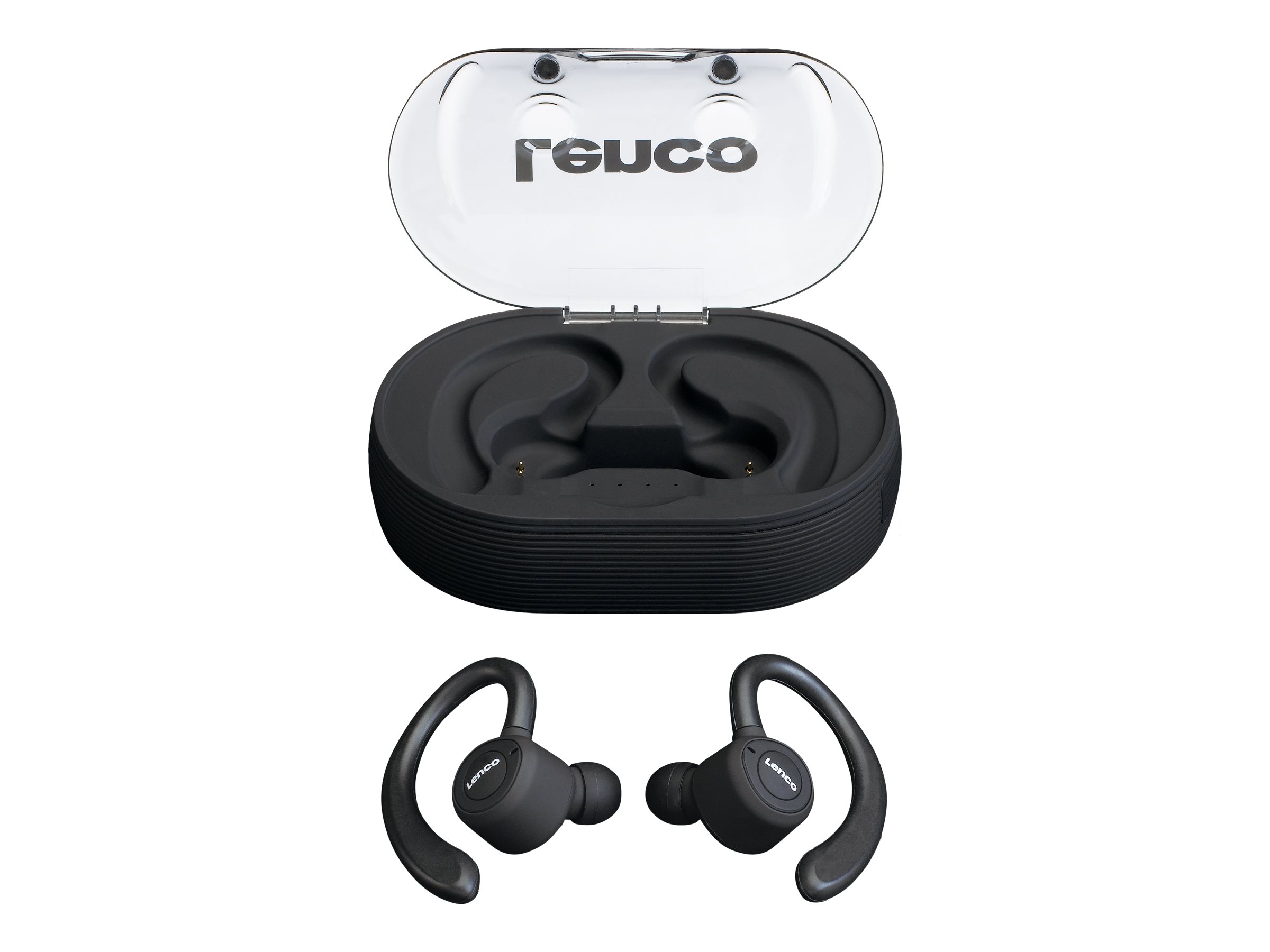 LENCO EPB-460BK Bluetooth-Kopfhörer mit Mikrofon, schwarz