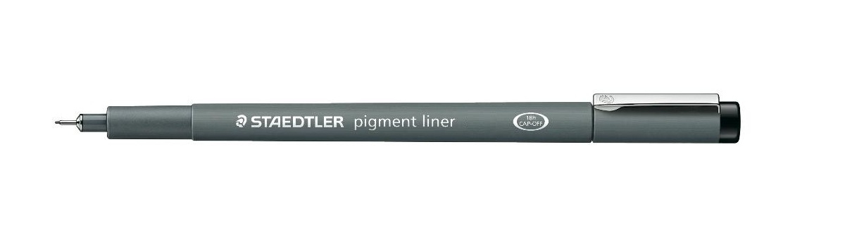 STAEDTLER pigment liner 308 Fineliner schwarz 0,05 mm, 1 St