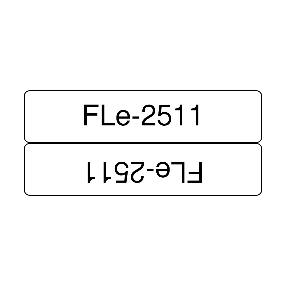 FLE2511 BROTHER PT Faehnchen Etiketten