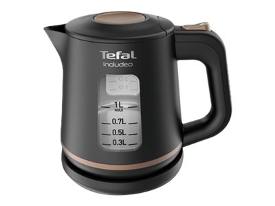Tefal KI5338 Includeo Wasserkocher schwarz/kupfer Tefal KI5338 Includeo Wasserkocher schwarz/kupfer