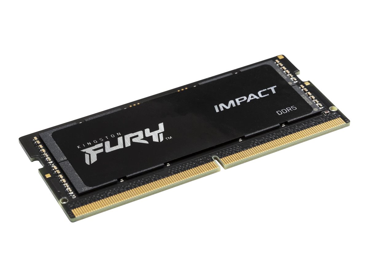 16GB Kingston SODIMM 4800 schwarz, KF548S38IB16, Impact, INTEL XMP