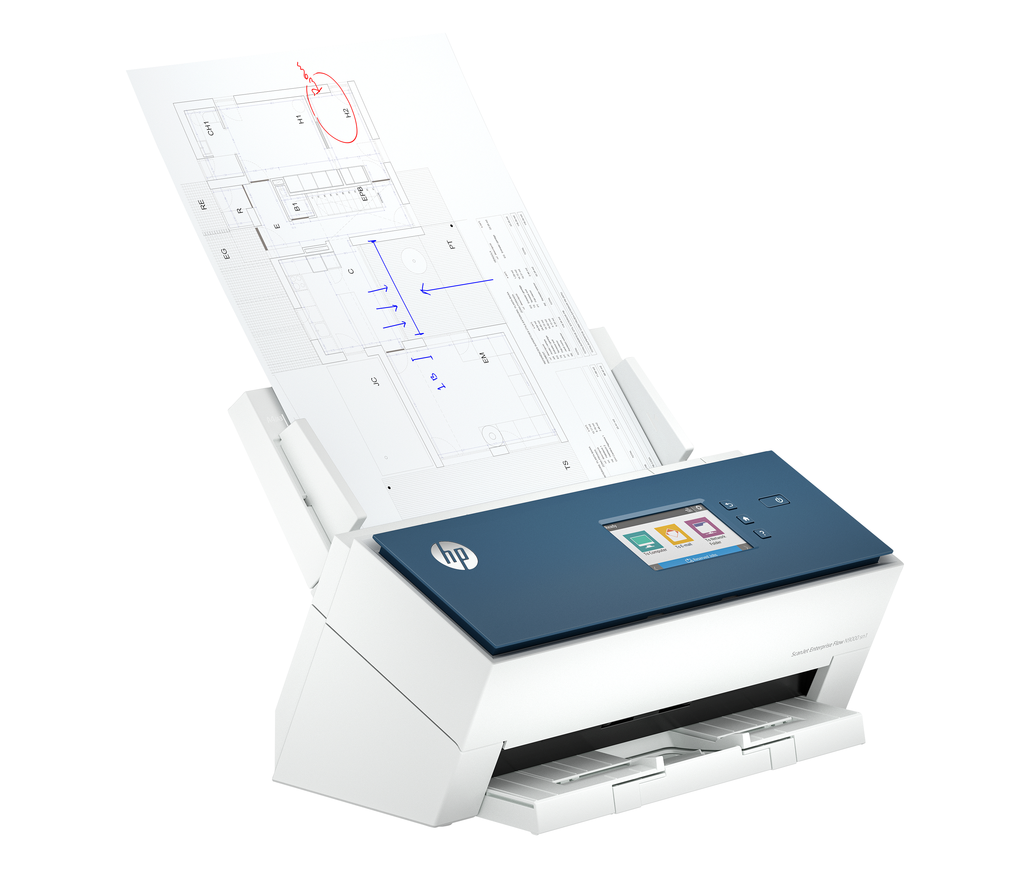 HP ScanJet Enterprise Flow N9000 Duplex A3/Ledger 600 dpi
