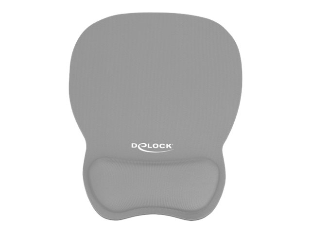 Delock Ergonomisches Mauspad mit Handballenauflage grau 245 x 206 mm Delock Ergonomisches Mauspad mit Handballenauflage grau 245 x 206 mm