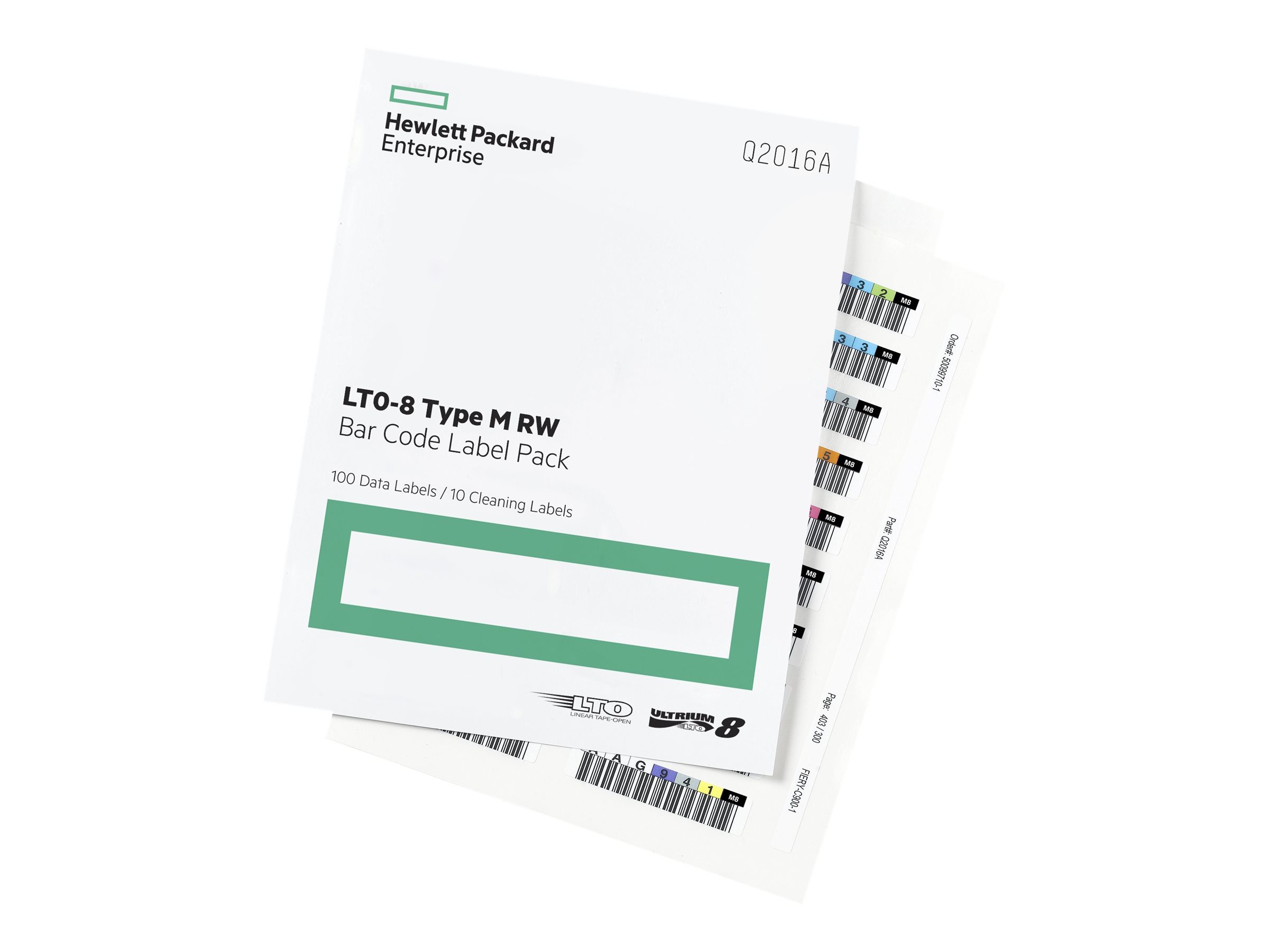 HPE LTO-8 Ultrium RW Bar Code Label Pack (100 stück)