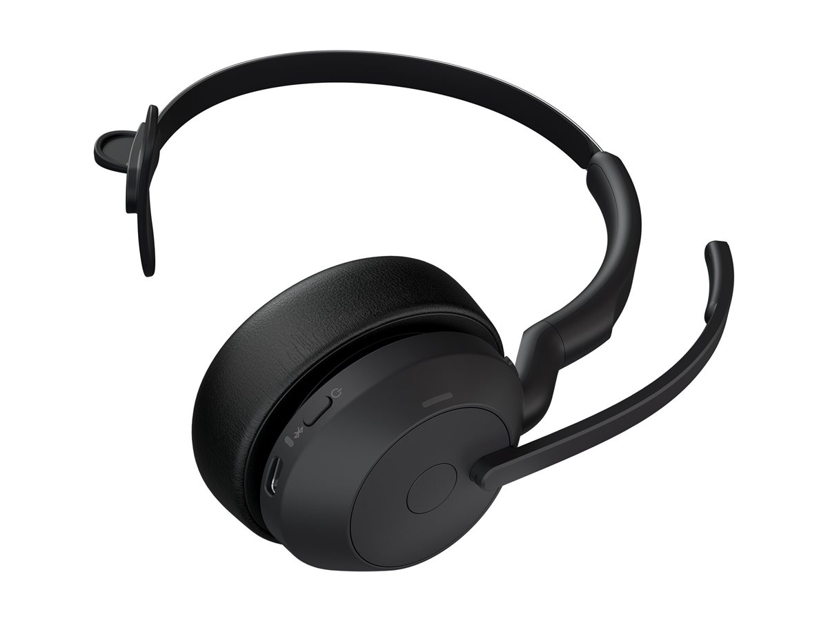 Jabra Evolve2 55 UC Mono mit Link380a/390a u. faltbare LS