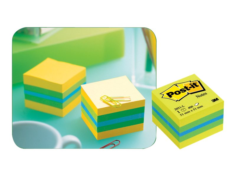 Post-it® Mini Haftnotizen 2051-L farbsortiert, 1 St.