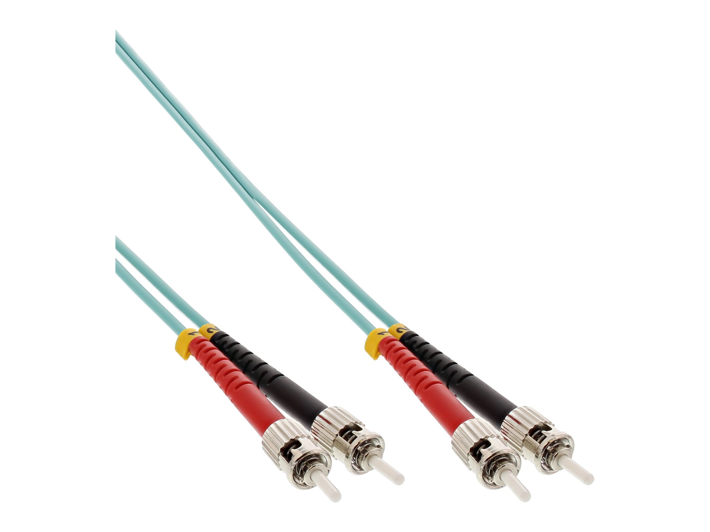 INLINE LWL Duplex Kabel ST/ST 50/125um OM3 5m INLINE LWL Duplex Kabel ST/ST 50/125um OM3 5m