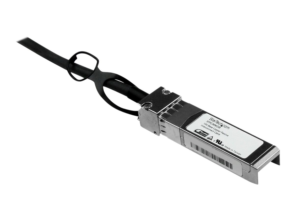 STARTECH.COM Cisco kompatibles SFP+ Twinax Kabel 3m - 10GBASE-CU SFP+ Direct Attach Kabel - passiv - 10Gigabit Kupfer Netzwerkkabel STARTECH.COM Cisco kompatibles SFP+ Twinax Kabel 3m - 10GBASE-CU SFP+ Direct Attach Kabel - passiv - 10Gigabit Kupfer Netzwerkkabel