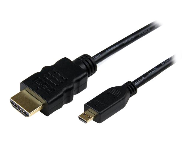 STARTECH.COM 2 m High Speed HDMI-Kabel mit Ethernet - HDMI auf HDMI Micro - Stecker/Stecker STARTECH.COM 2 m High Speed HDMI-Kabel mit Ethernet - HDMI auf HDMI Micro - Stecker/Stecker