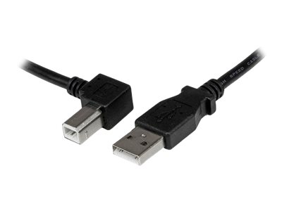 STARTECH.COM 3m USB 2.0 A to Left Angle B Cable - M/M STARTECH.COM 3m USB 2.0 A to Left Angle B Cable - M/M