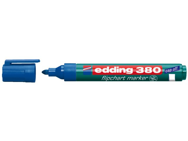 edding 380 FlipchartMarker blau 1,5 3,0 mm, 10 St