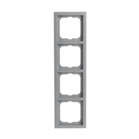 Busch-Jaeger Rahmen 1724-183K 4fach aluminiumsilber Busch-Jaeger Rahmen 1724-183K 4fach aluminiumsilber
