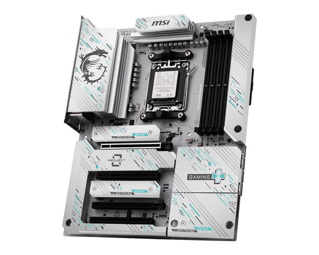 MSI B850 GAMING PLUS WIFI PZ AM5 ATX MB 4xDDR5 4xSATA 3xM2