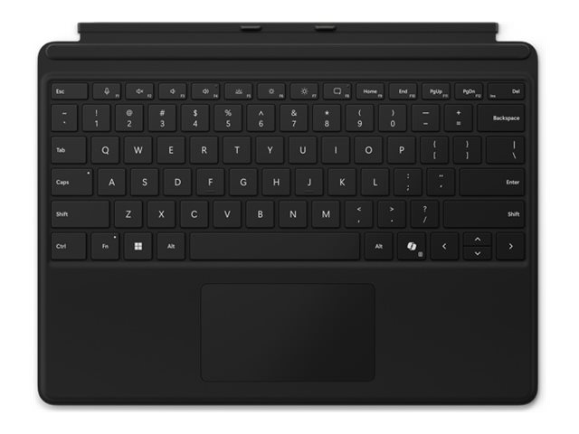 MICROSOFT Surface Pro Keyboard mit Stiftaufbewahrung Schwarz (P)