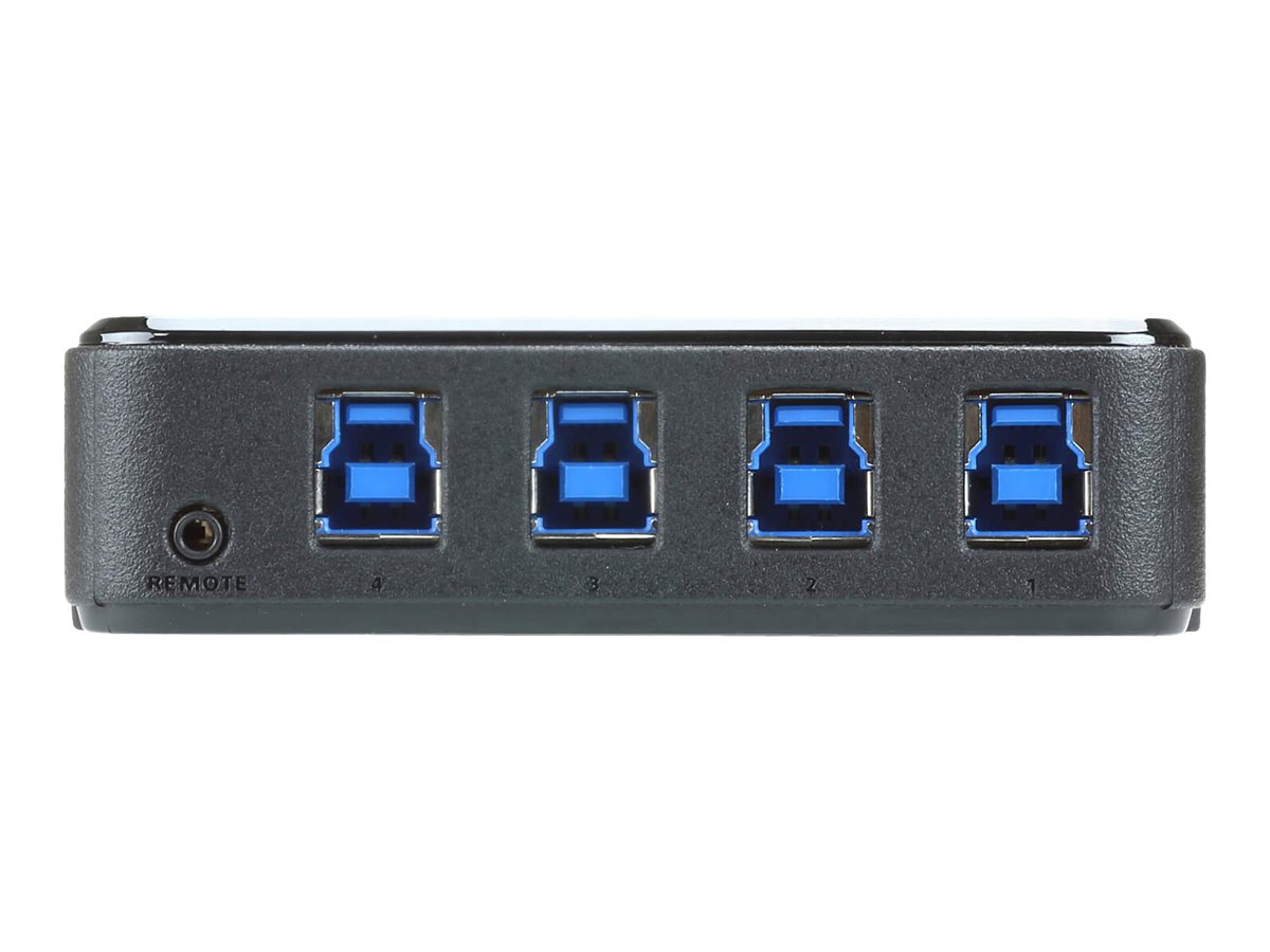 ATEN US3344 USB 3.2 Gen1 Switch, 4-Port Umschalter zur Peripherie Freigabe