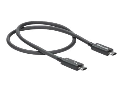 StarTech.com 50cm Thunderbolt 3 (40Gbit/s) USB-C Kabel - Thunderbolt, USB und DisplayPort kompatibel - Thunderbolt-Kabel - 50 cm